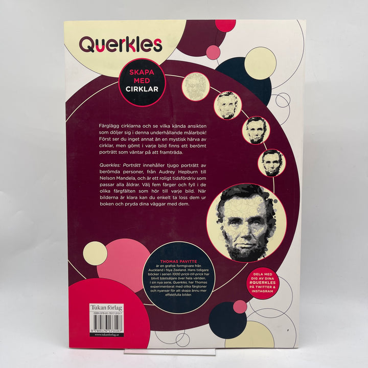 Querkles Porträtt Målarbok Thomas Pavitte