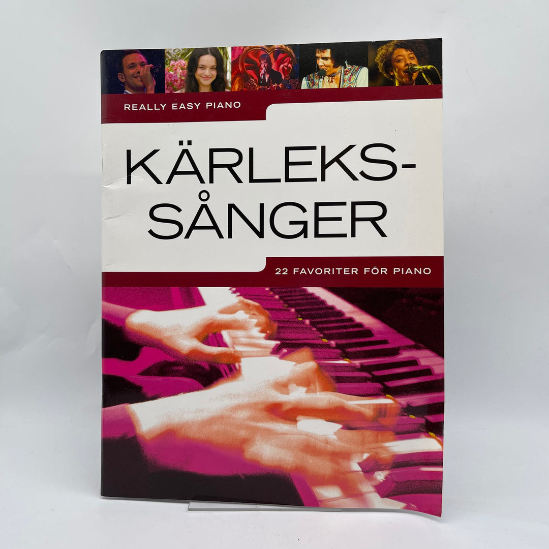 Kärlekssånger Pianonoter Notfabriken Mycket Gott Skick