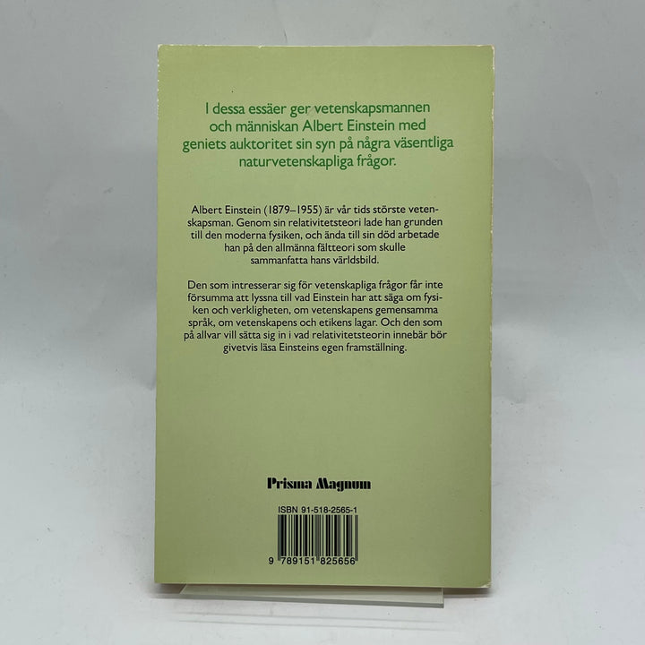 Albert Einsteins Om Naturvetenskapen Bok Begagnad