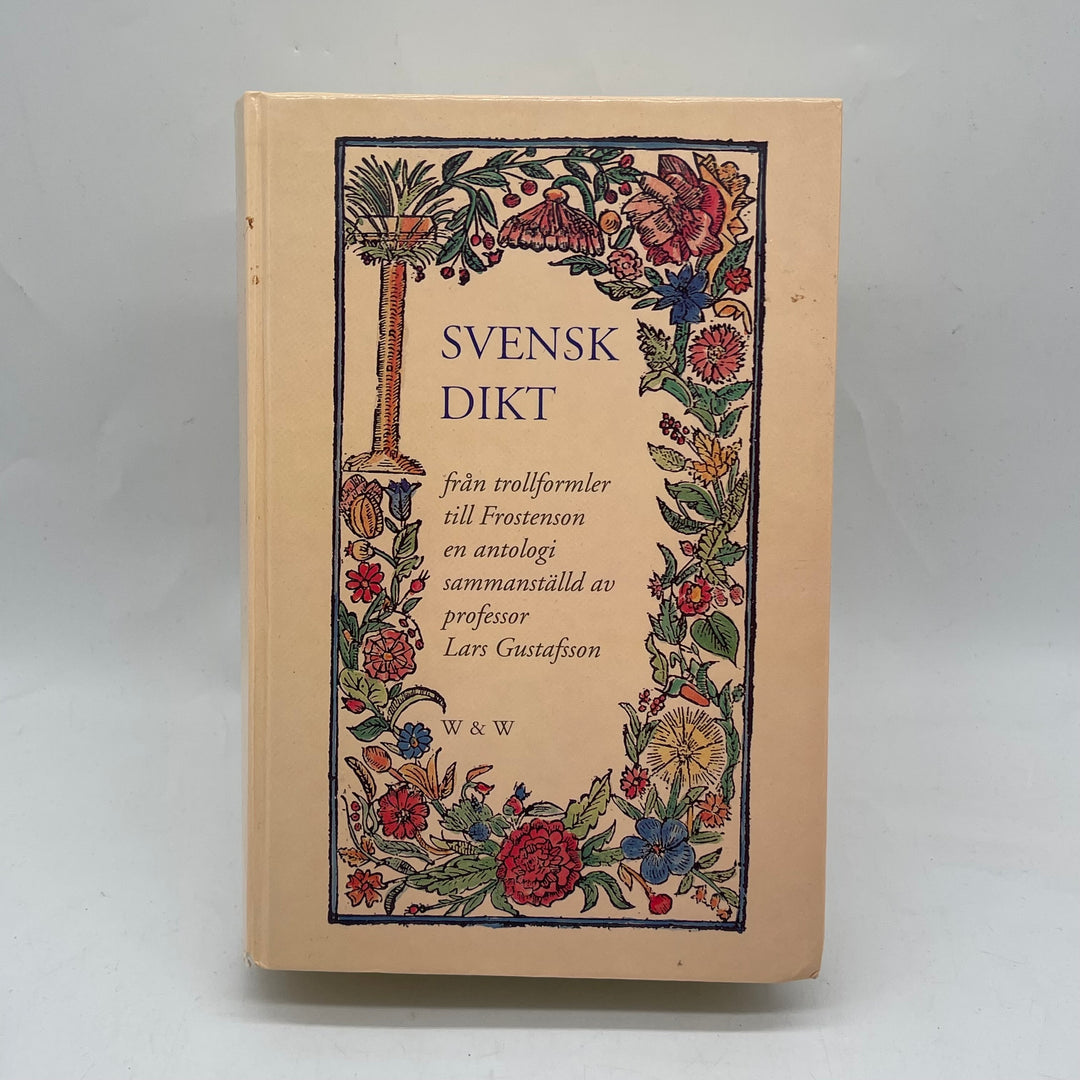 Svensk Dikt Retro Bok i Mycket Gott Skick