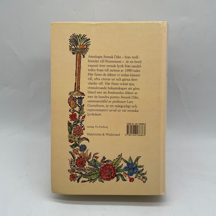 Svensk Dikt Retro Bok i Mycket Gott Skick