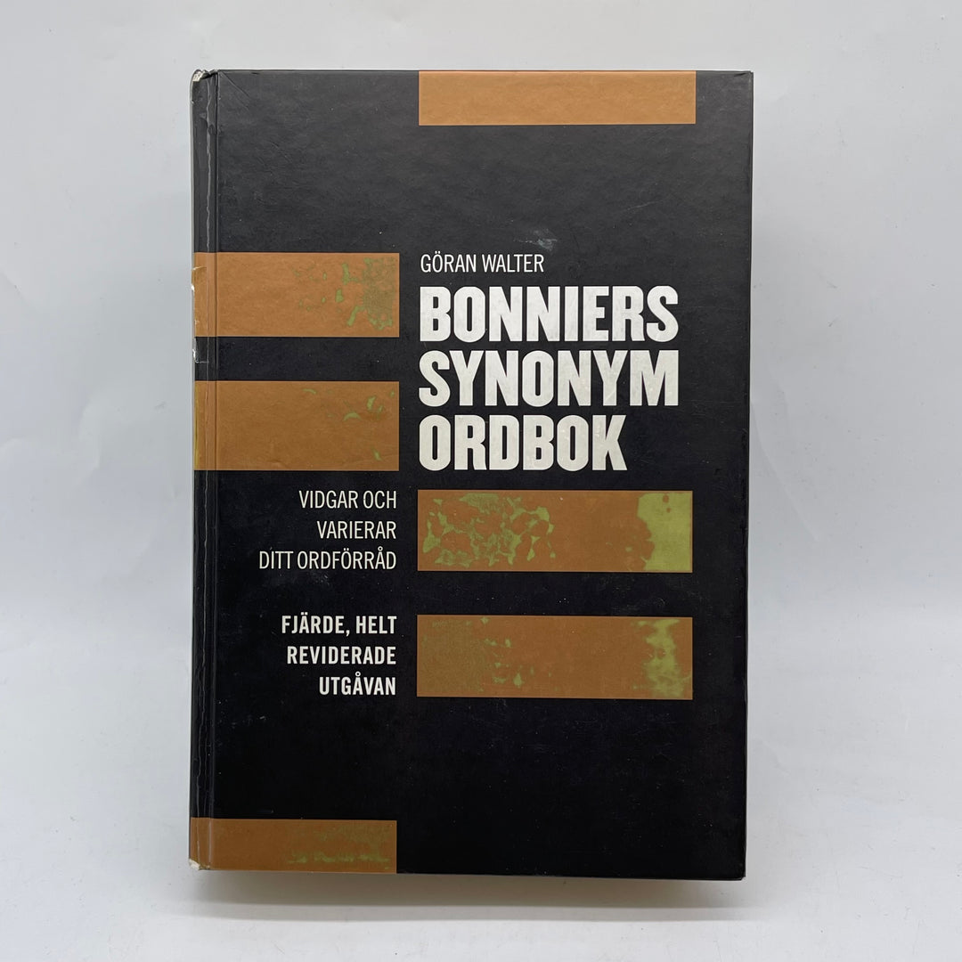 Bonniers Synonymordbok Fjärde Upplagan Retro