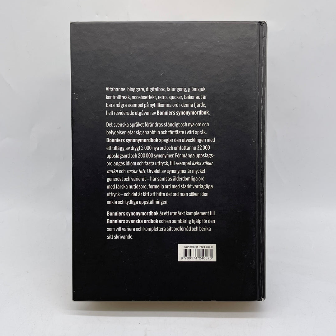 Bonniers Synonymordbok Fjärde Upplagan Retro