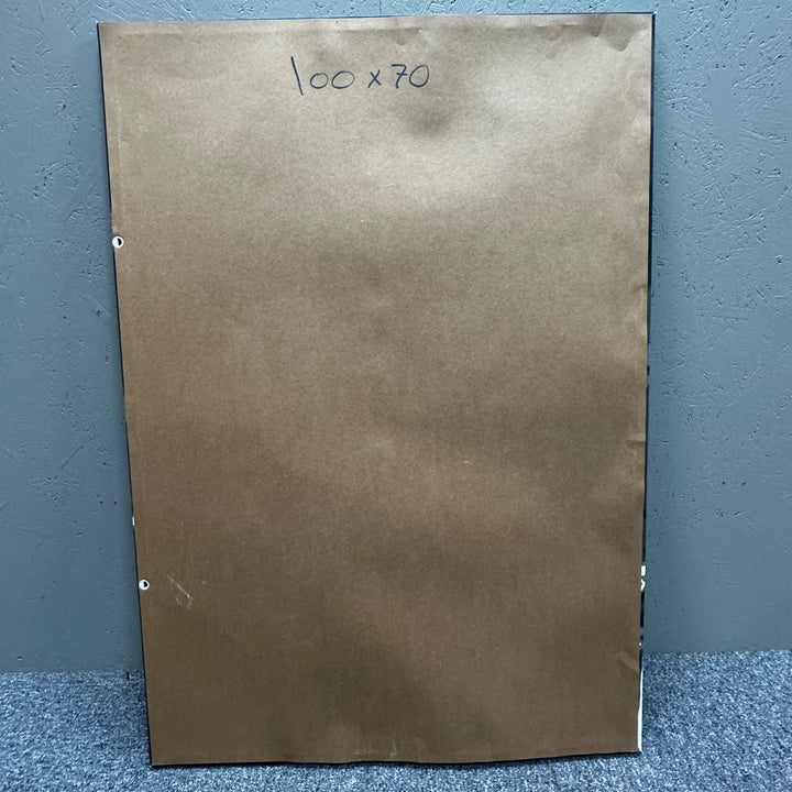 Stor svartvit canvas tavla med porträttmotiv