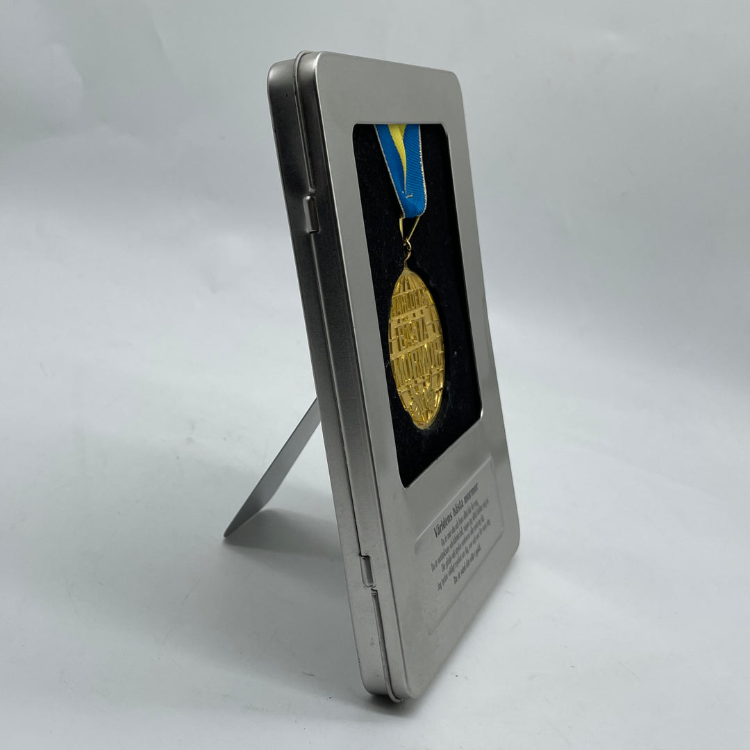 Medaljong Världens Bästa Mormor i Metall