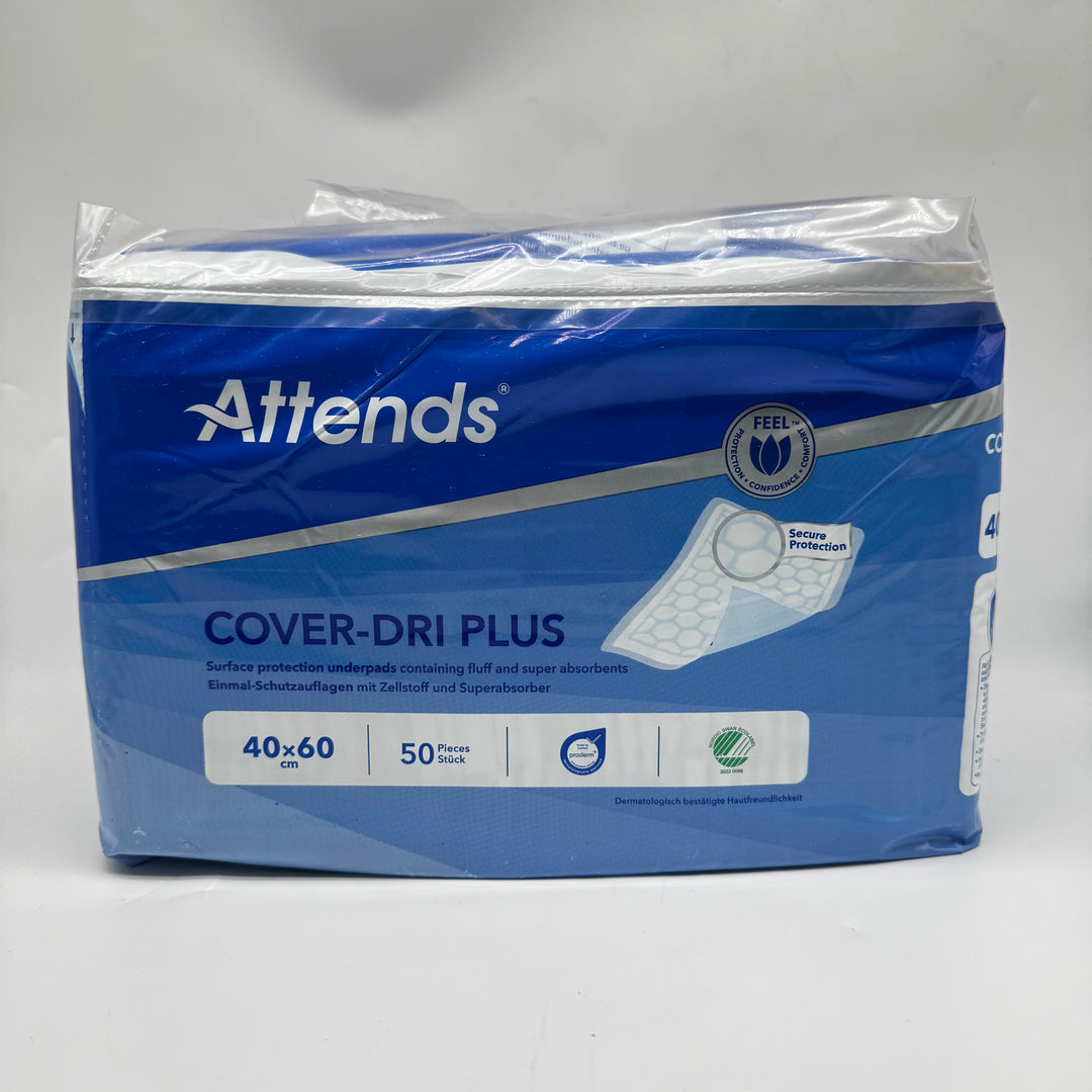 Attends Cover-Dri Plus skyddsunderlägg engångsunderlägg