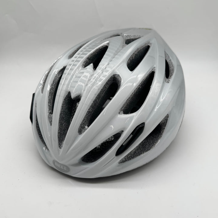Bell cykelhjälm i silver, medium storlek