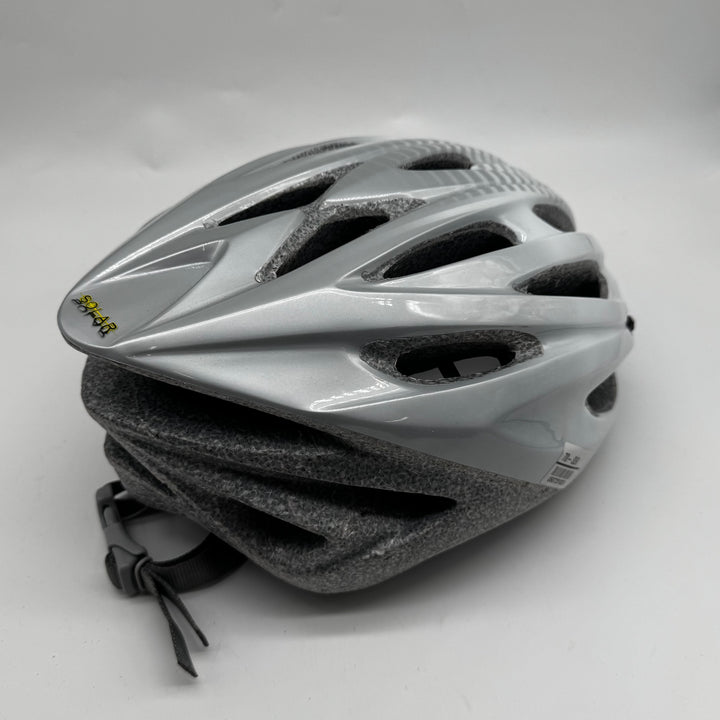 Bell cykelhjälm i silver, medium storlek