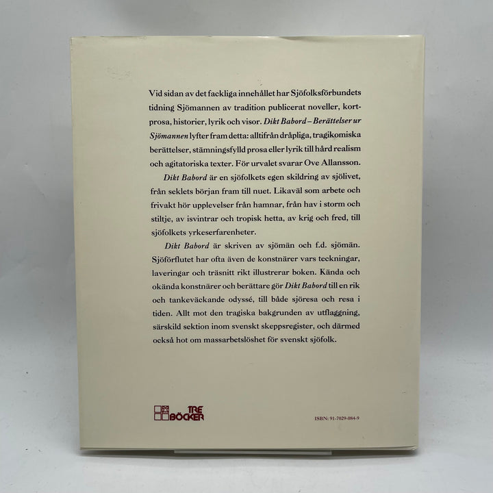 Dikt Babord sjömansberättelser bok, Tre Böcker Förlag