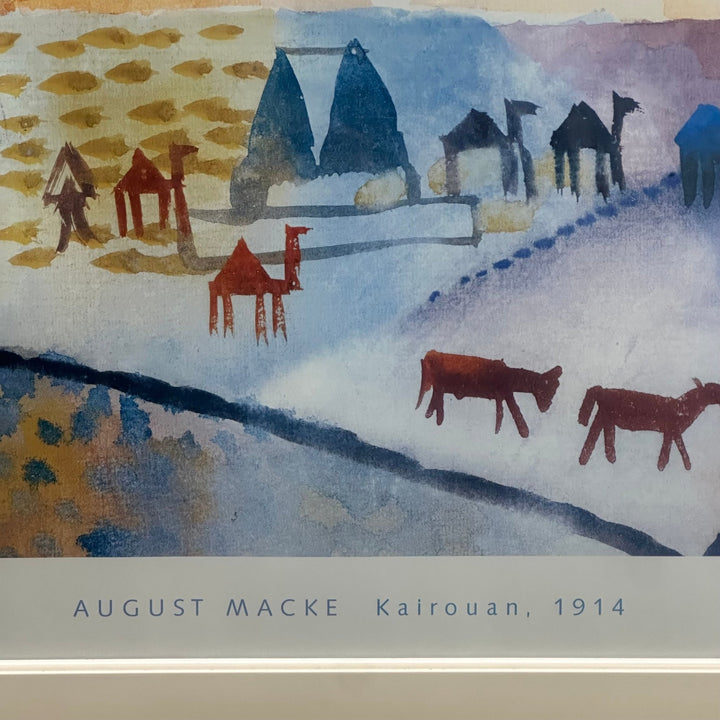 Färgstark tavla av August Macke, Kairouan 1914 - Homy Secondhand Online