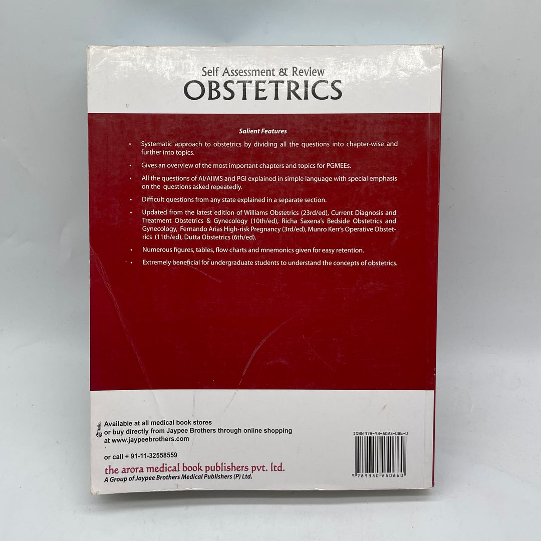 Self Assessment & Review Obstetrics Fackbok
