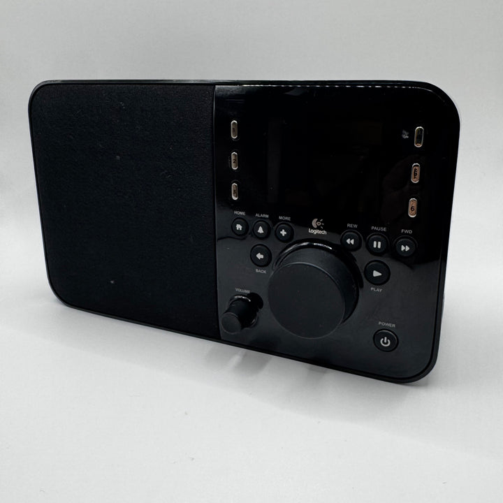 Elegant svart Logitech Squeezebox radio med wi-fi