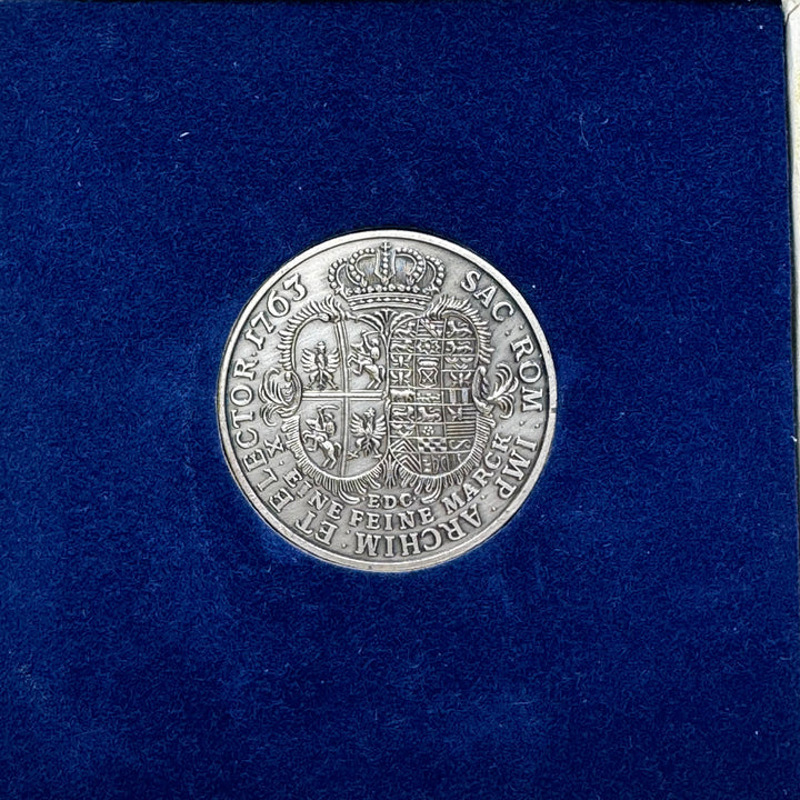 Leipziger Konventionstaler 1763 Silvermynt Retro