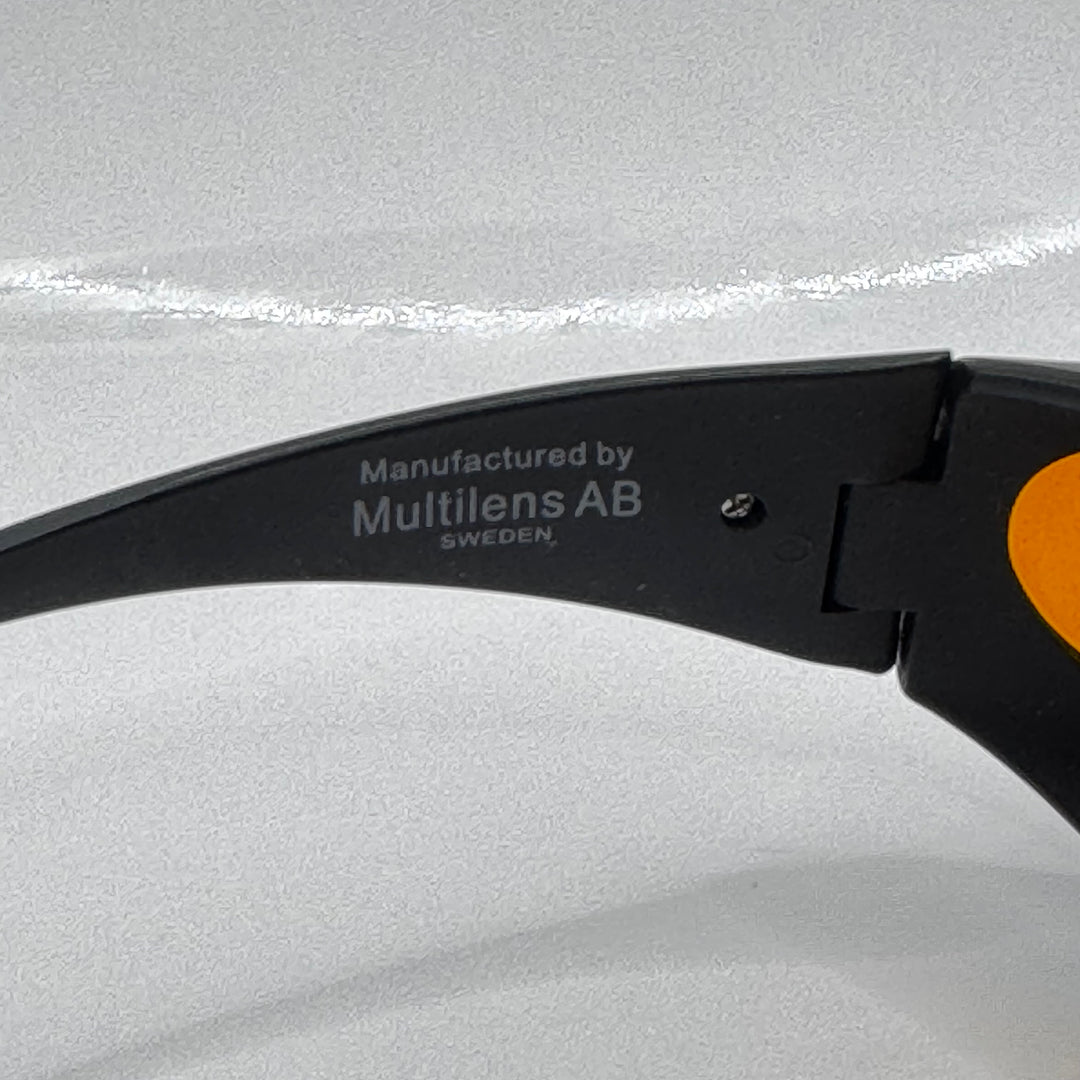 Multilens skyddsglasögon med orange linser