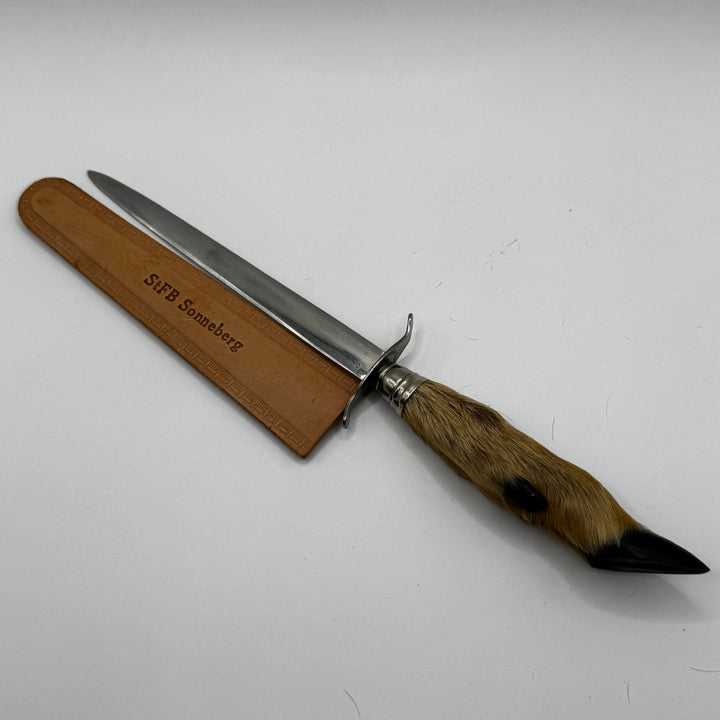 Retro jaktkniv StFB Sonneberg i djurhorn
