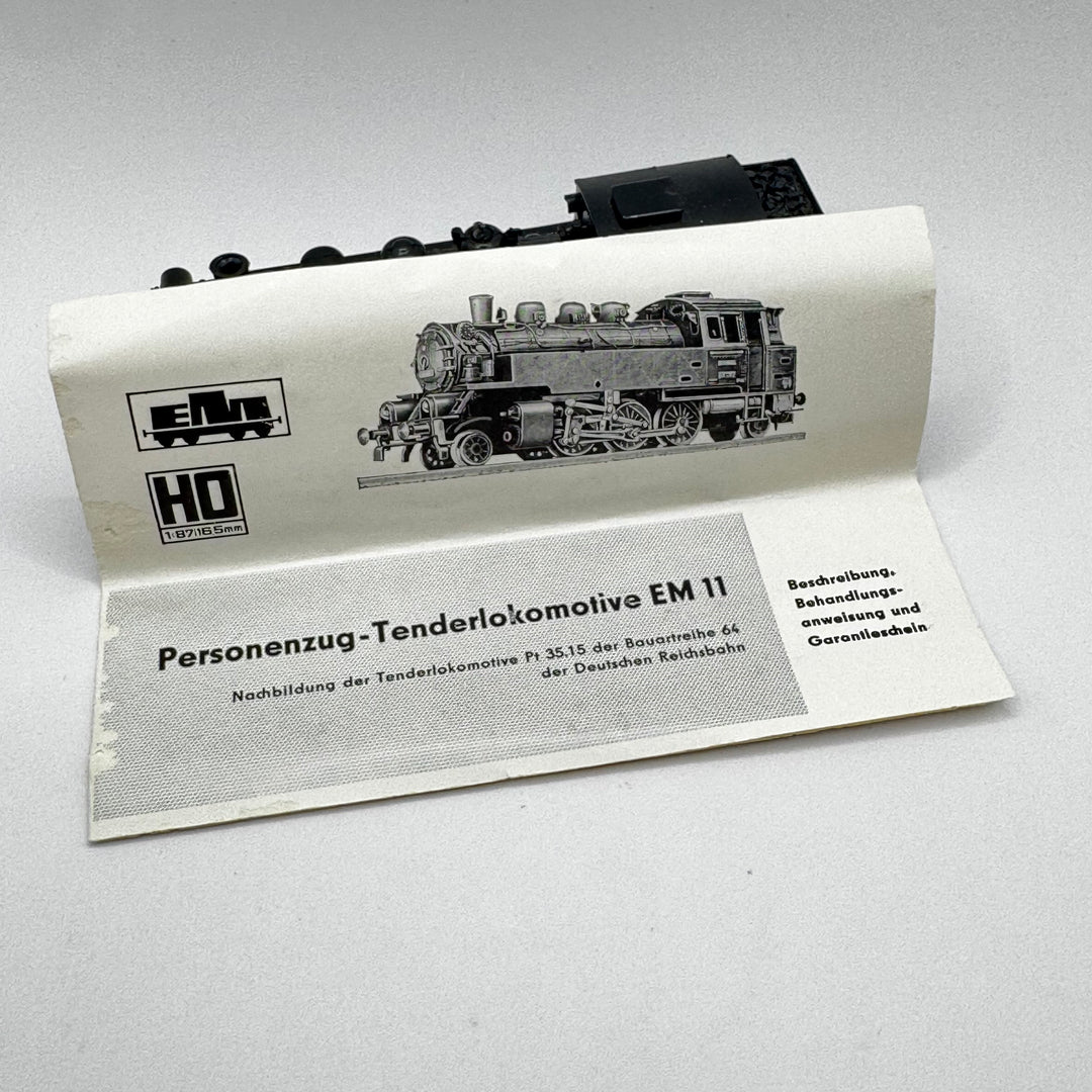 Detaljerad ånglokmodell retro VEB Eisenbahn