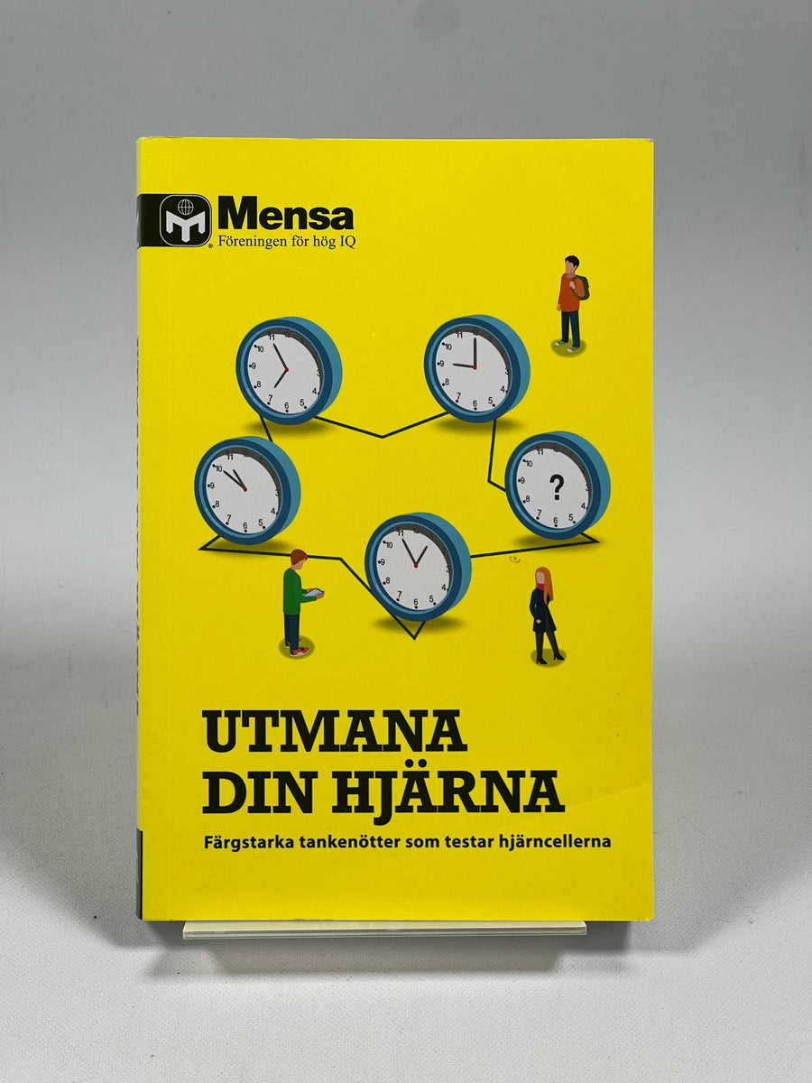Mensa Bok: Utmana Din Hjärna, IQ Tester - Homy Secondhand Online