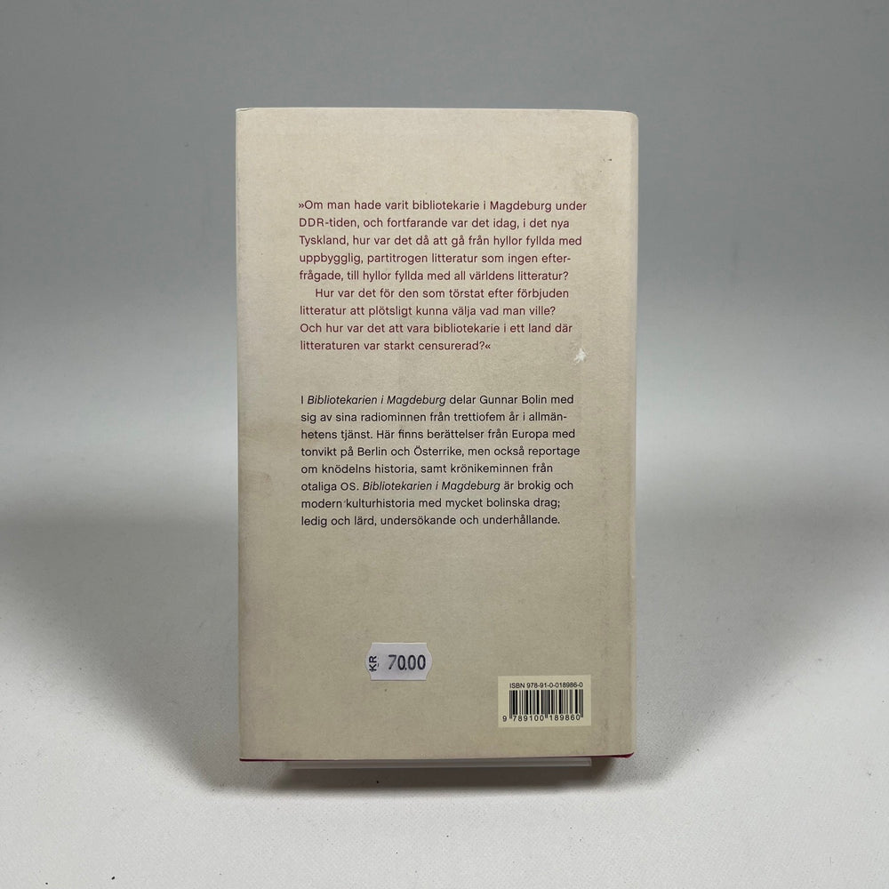 Gunnar Bolin - Bibliotekarien i Magdeburg - Homy Secondhand Online