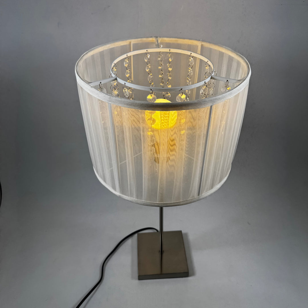 Elegant bordslampa i silver Hemtex Marta