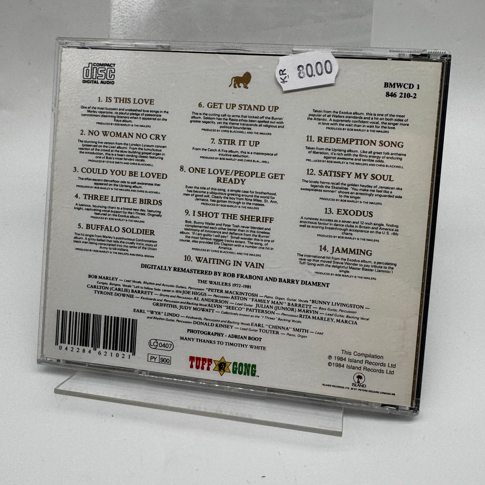 Bob Marley Legend CD - Klassiska reggaehits - Homy Secondhand Online