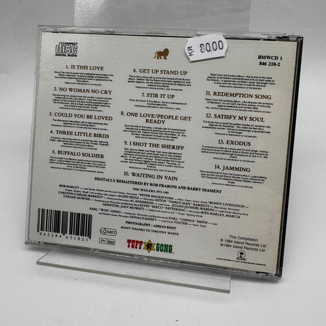 Bob Marley Legend CD - Klassiska reggaehits - Homy Secondhand Online