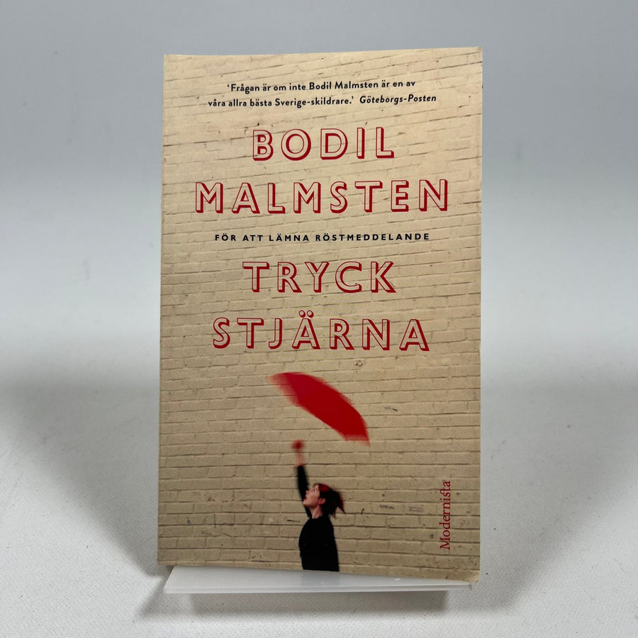 Bodil Malmsten "Tryck Stjärna" Bok i Pocketformat - Homy Secondhand Online