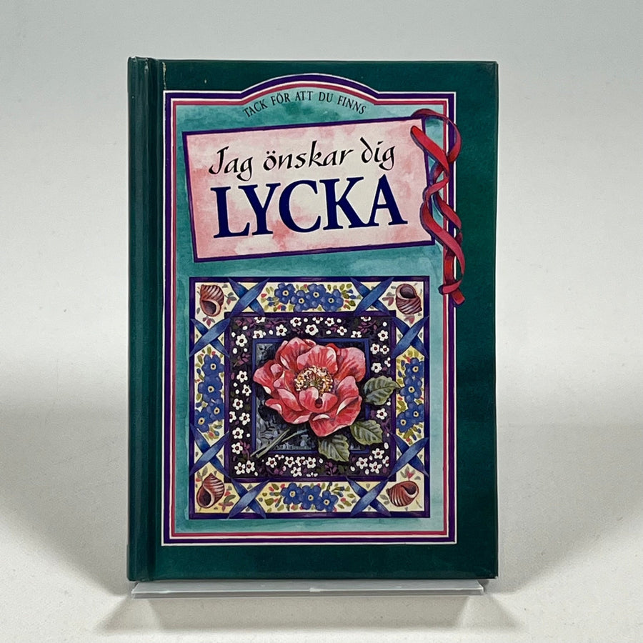 Färgrik Lyckönskningsbok med Blomstermotiv - Homy Secondhand Online