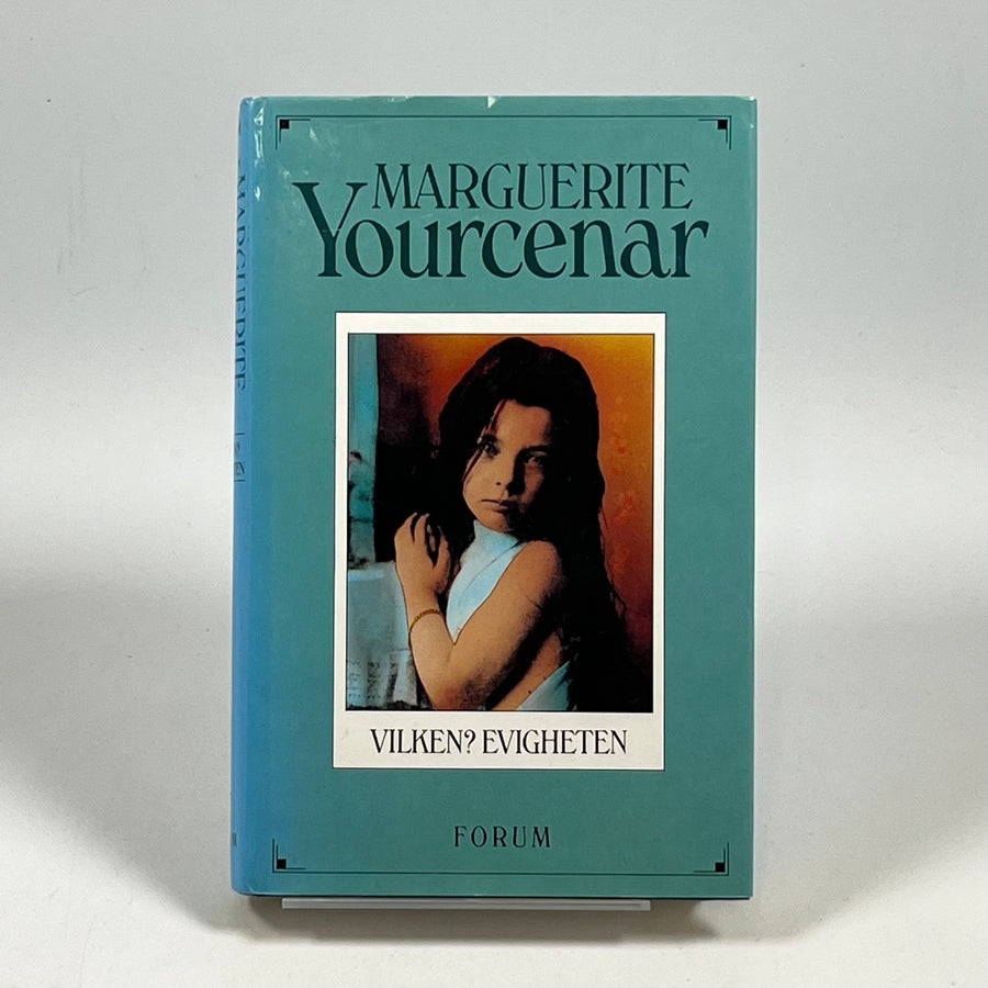 Blått omslag Marguerite Yourcenar: Vilken? Evigheten - Homy Secondhand Online