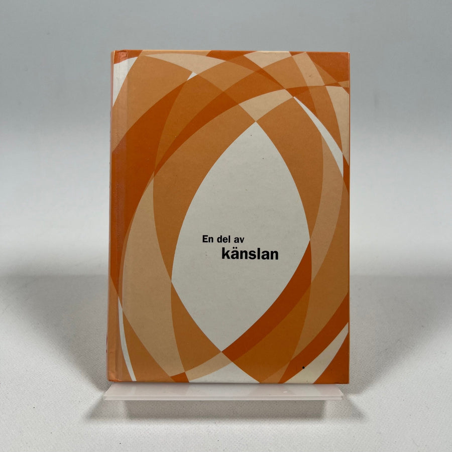 Retro Orange Mönstrad Bok "En del av känslan" - Homy Secondhand Online