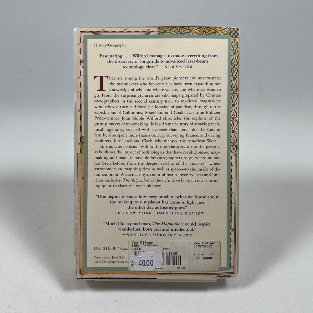 Reviderad Upplaga av "The Mapmakers" - John Noble Wilford - Homy Secondhand Online