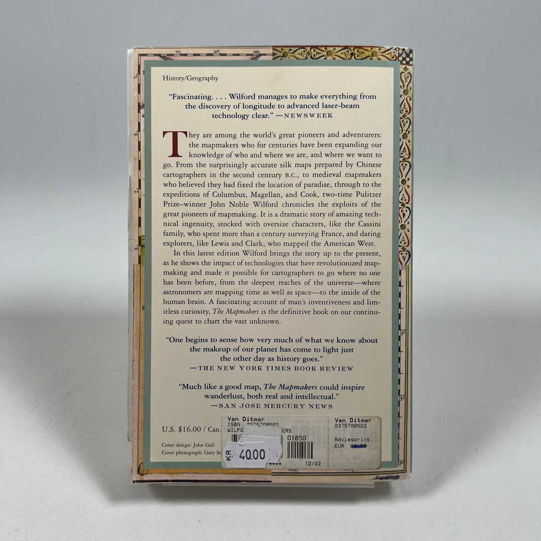 Reviderad Upplaga av "The Mapmakers" - John Noble Wilford - Homy Secondhand Online