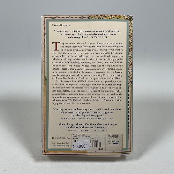 Reviderad Upplaga av "The Mapmakers" - John Noble Wilford - Homy Secondhand Online