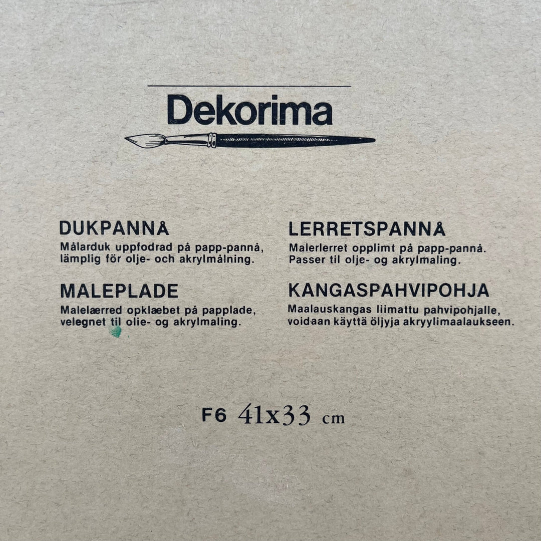 Uttrycksfull Oljemålning av Äldre Man 41x33cm - Homy Secondhand Online