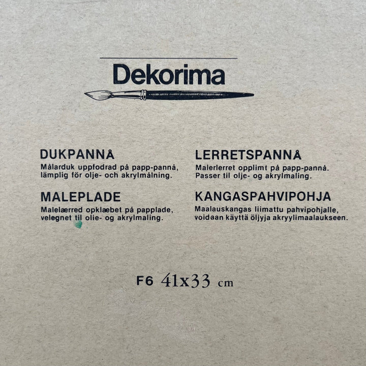 Uttrycksfull Oljemålning av Äldre Man 41x33cm - Homy Secondhand Online