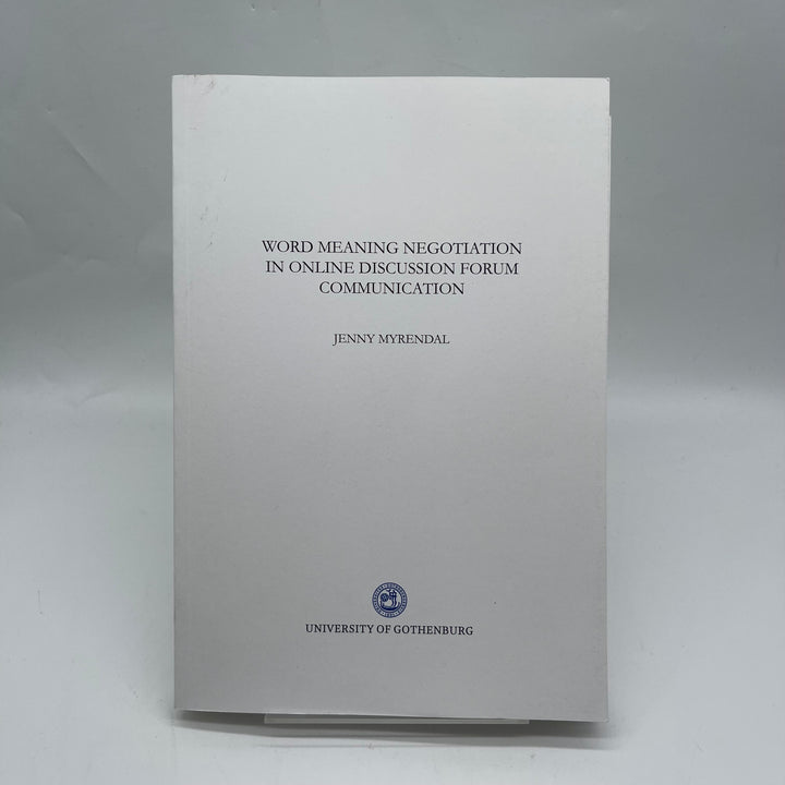 Bok om kommunikationsdynamik på internetforum