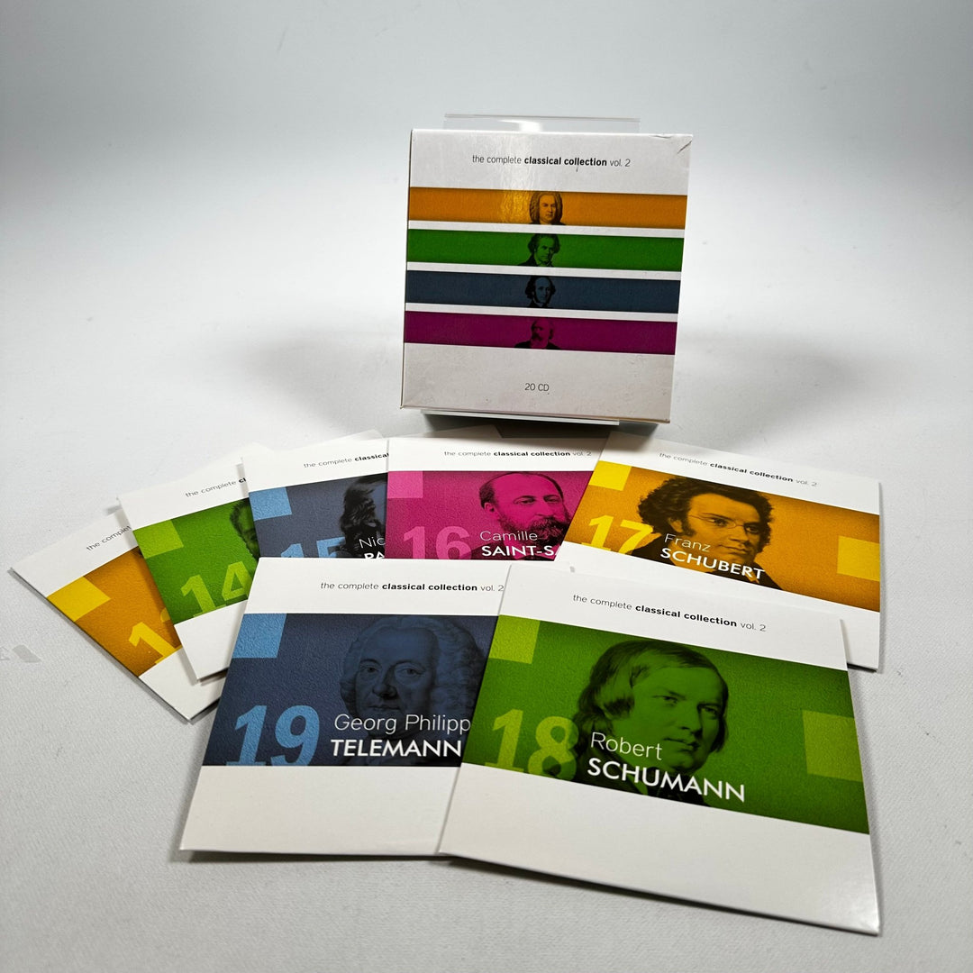 Färgglad Klassisk Musiksamling, 20 CD - set - Homy Secondhand Online