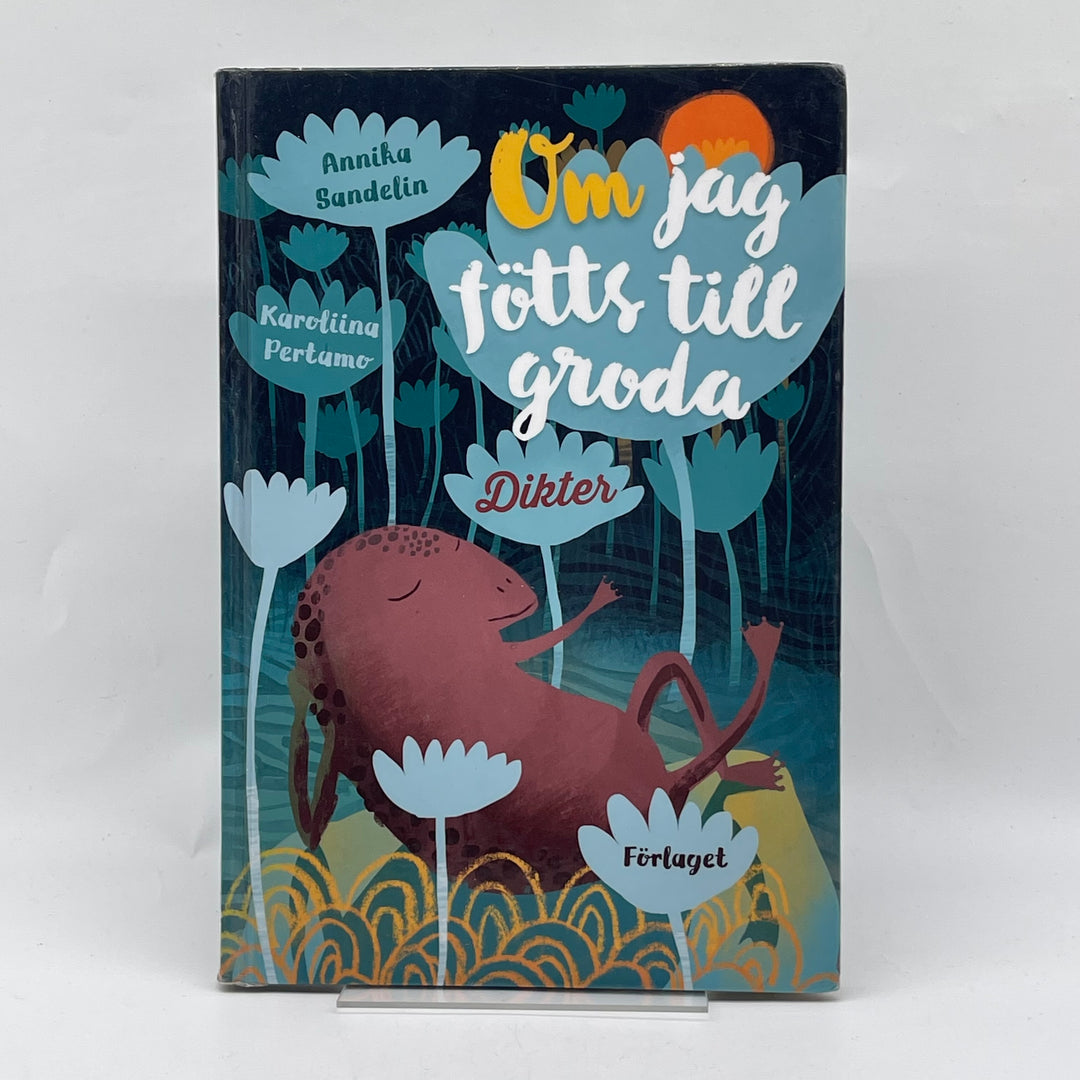 Barnbok Om jag fötts till groda poetisk