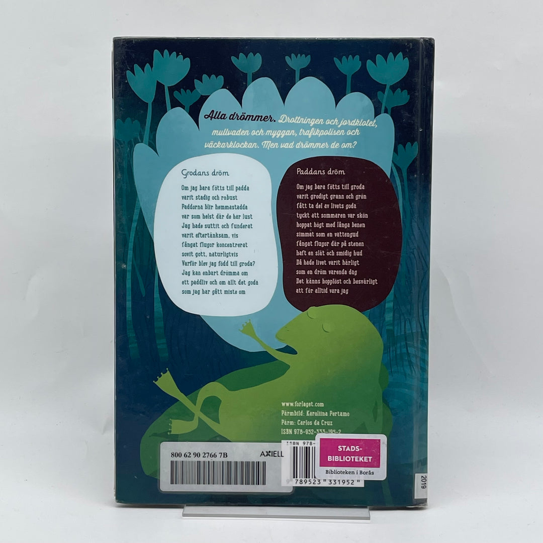 Barnbok Om jag fötts till groda poetisk