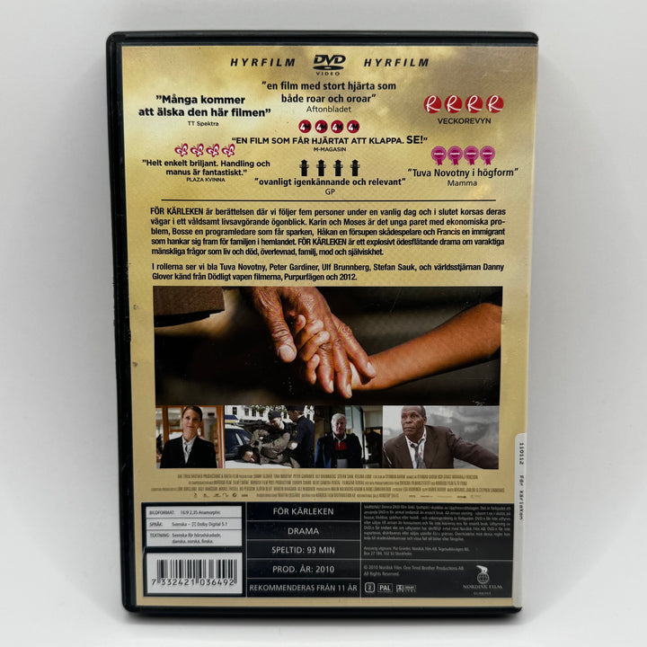 Dramafilm-DVD För Kärleken Begagnad i Gott Skick