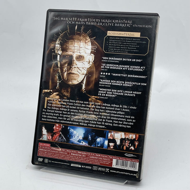 Hellraiser DVD Sällsynt Samlarutgåva Retro Klassiker