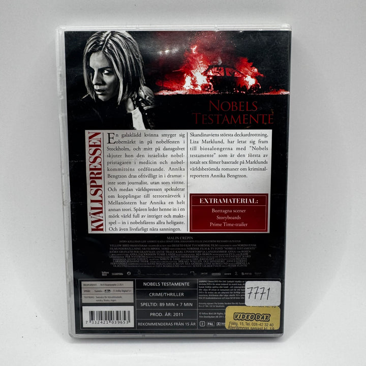 Nobels Testamente DVD Thriller YellowBird