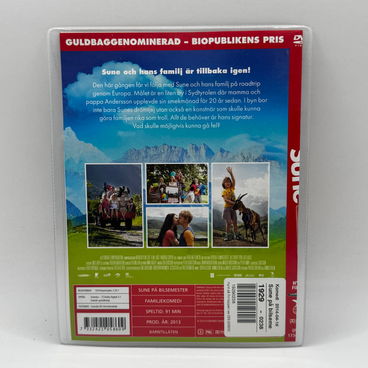 Retro DVD Sune på Bilsemester Film