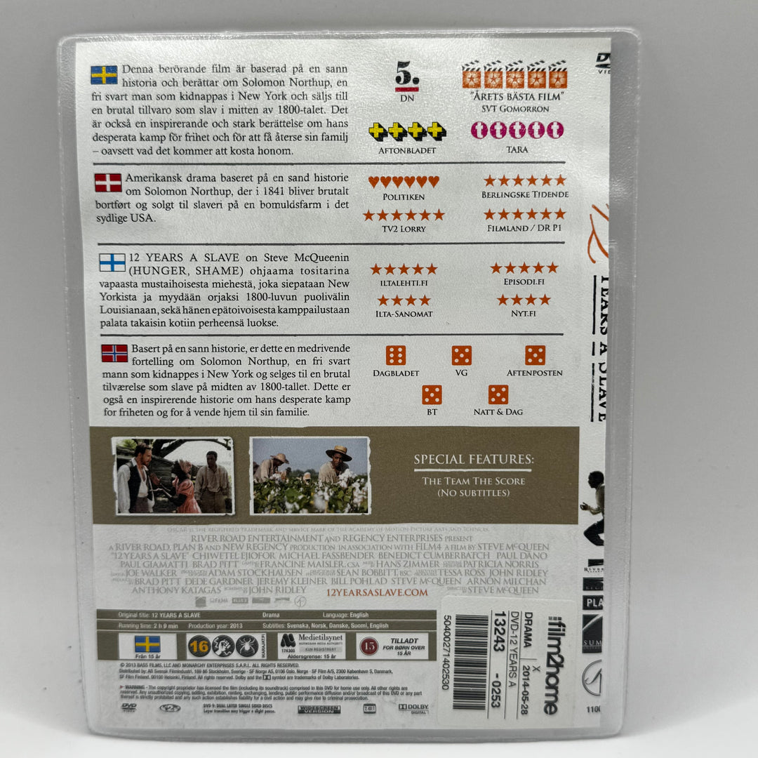 Oscarbelönad DVD Film 12 Years a Slave