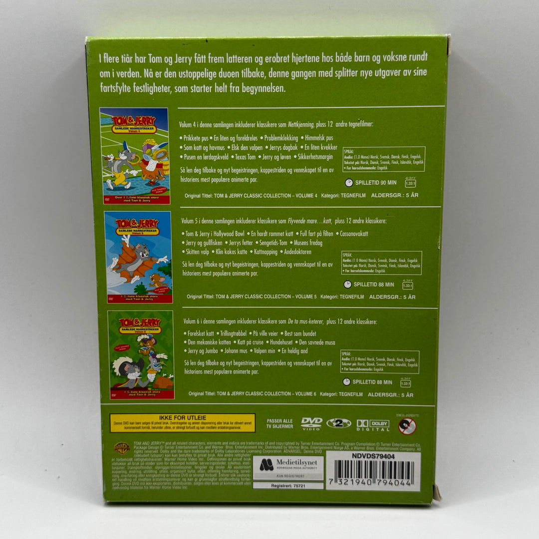 Tom & Jerry DVD-samling retro Warner Bros