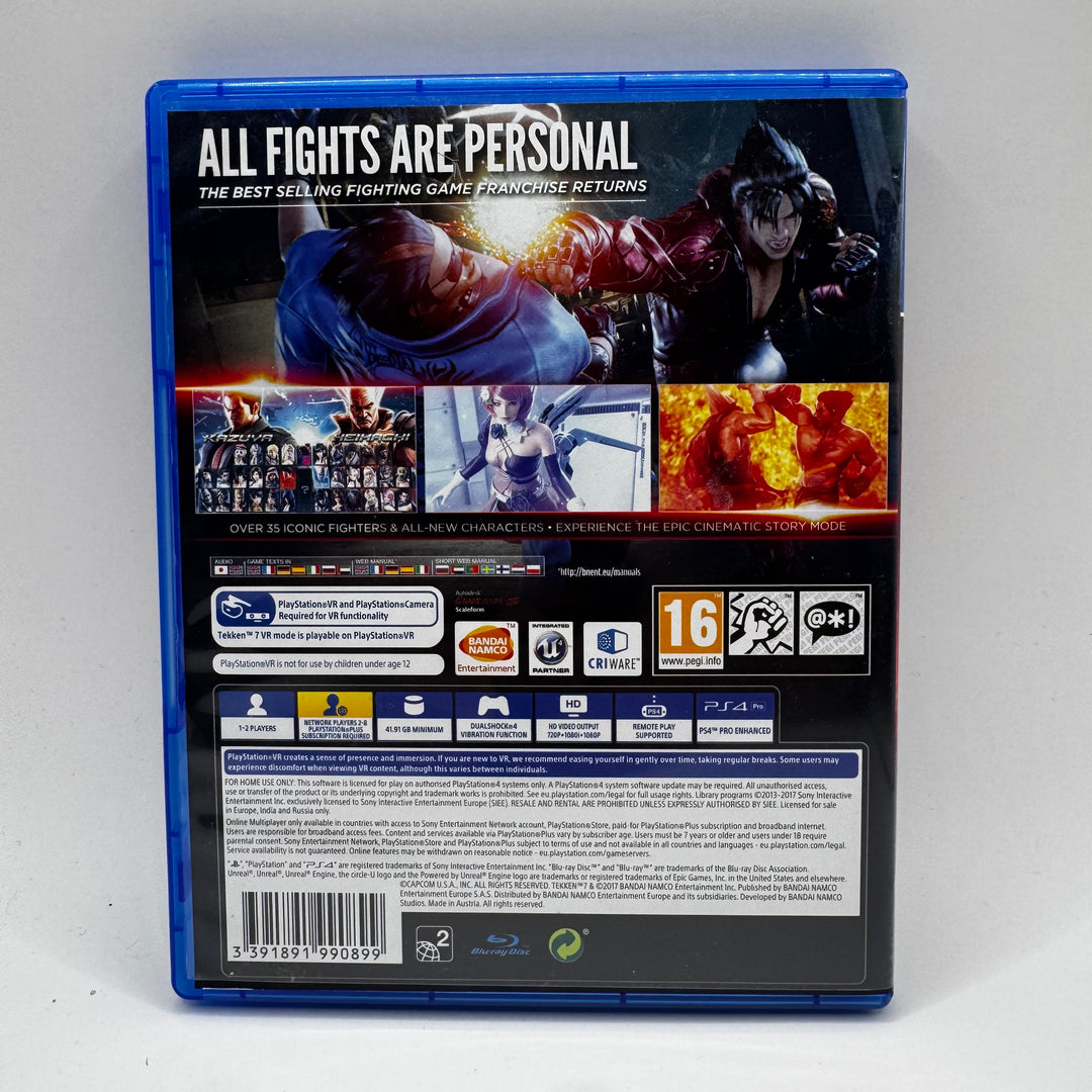 Tekken 7 för PS4 i Utmärkt Skick