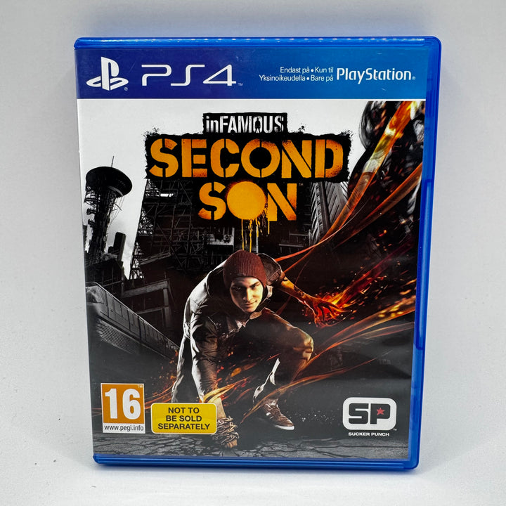 inFAMOUS Second Son PS4-spel Sucker Punch