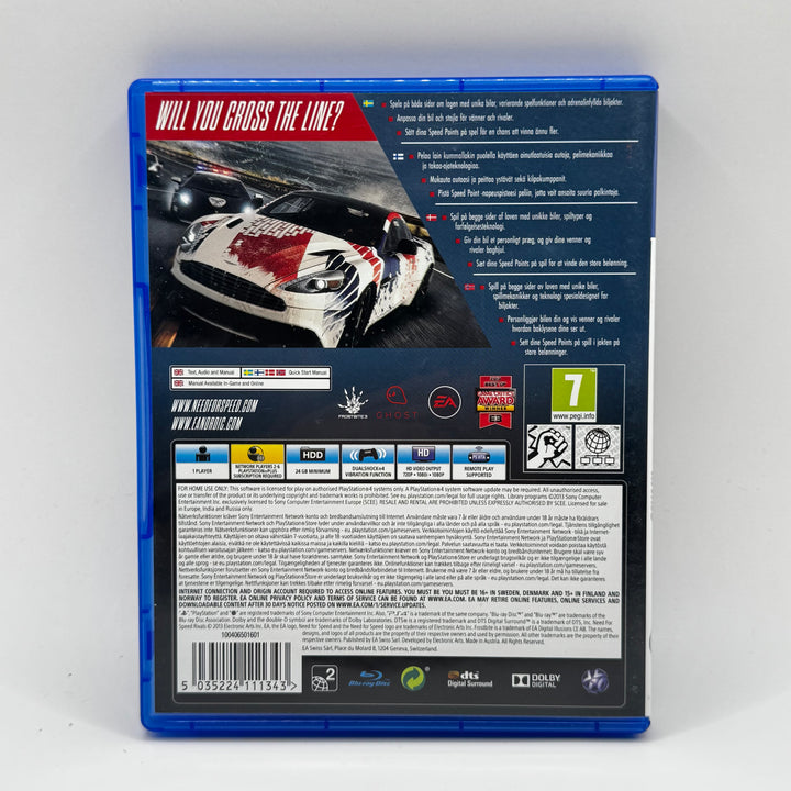 PS4-spel Need for Speed Rivals begagnat