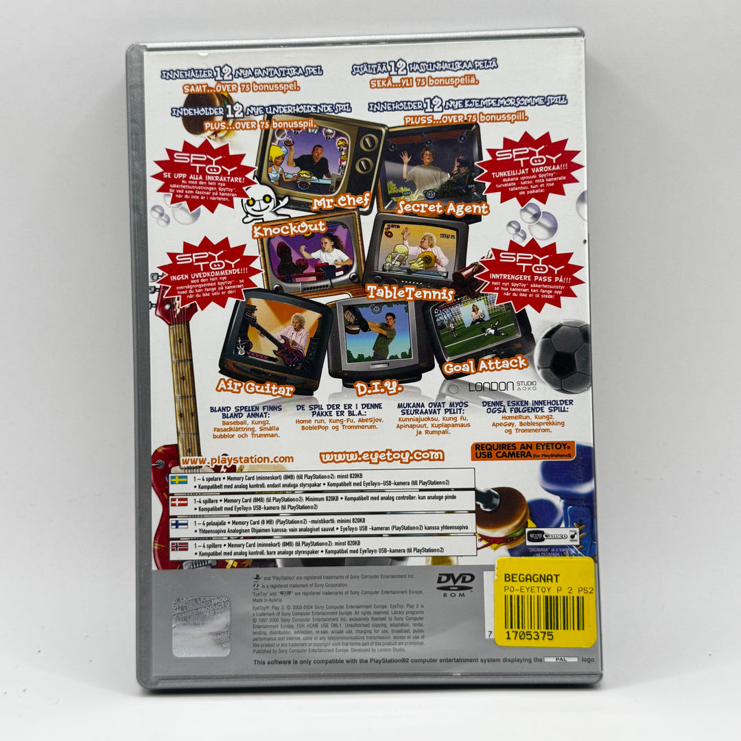 EyeToy: Play 2 Retro PS2-spel Sony