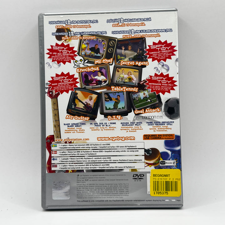 EyeToy: Play 2 Retro PS2-spel Sony