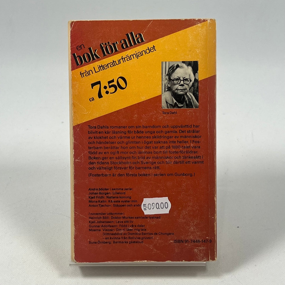 Tora Dahl "Fosterbarn" - Andrahand Bok Klassiker - Homy Secondhand Online